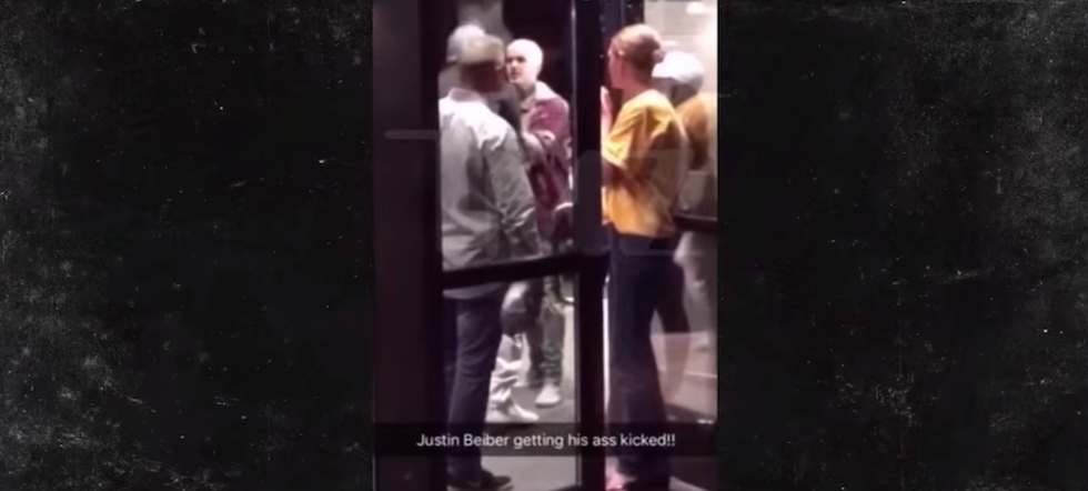 Watch Justin Bieber Fist Fight Video In Cleveland 1071