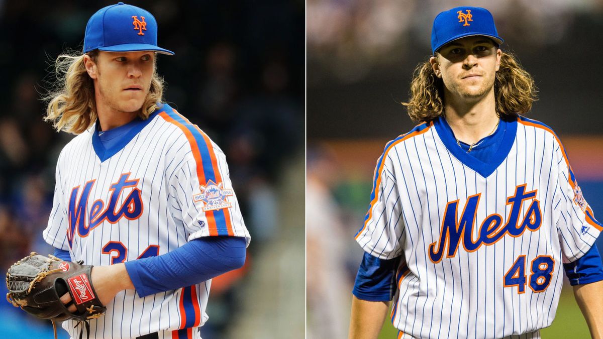 How would different Mets look if they had Jacob deGrom hair? : r/NewYorkMets