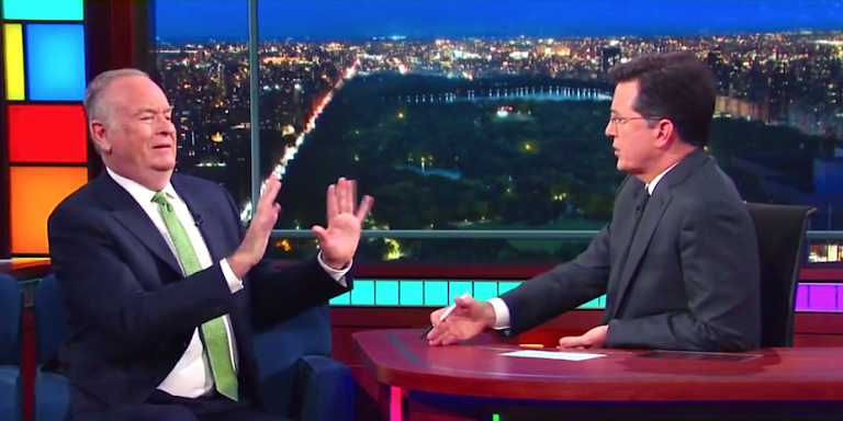 Bill O'Reilly and Stephen Colbert's Debate About Assault Weapons Was Brilliant