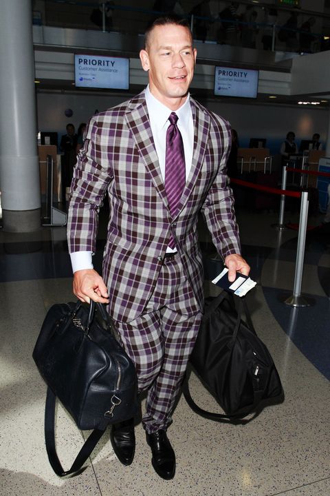 Dress shirt, Collar, Shirt, Bag, Outerwear, Plaid, Style, Formal wear, Coat, Luggage and bags, 