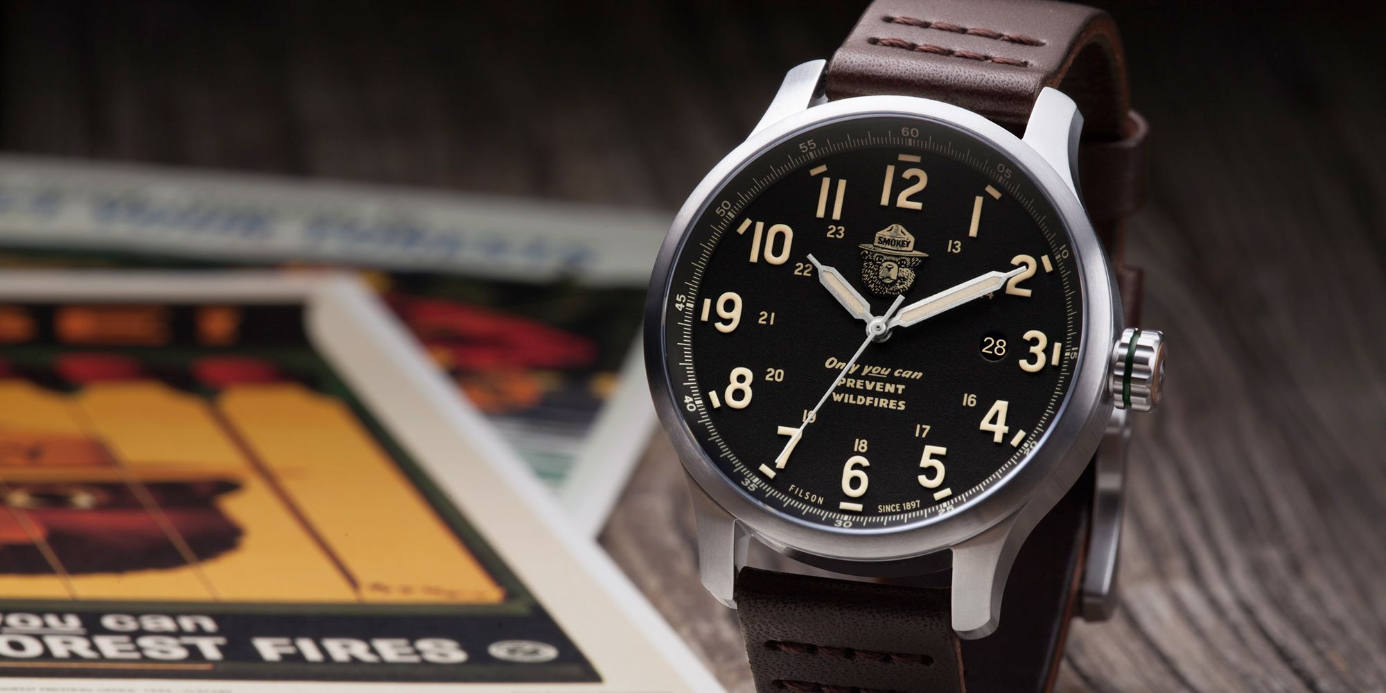 Filson smokey bear 2025 watch for sale ebay