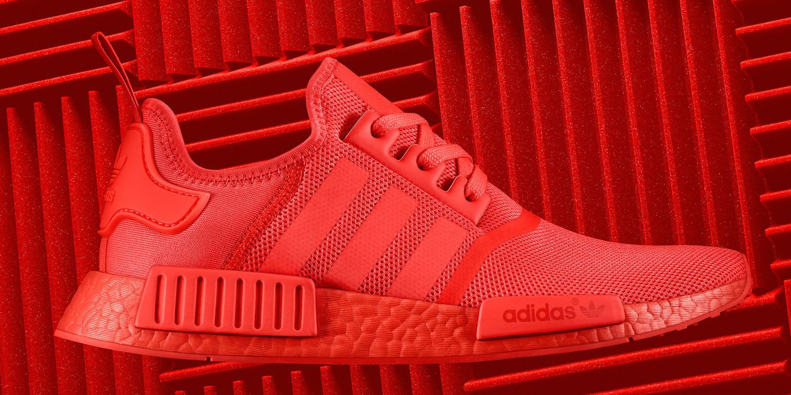 adidas all red shoes