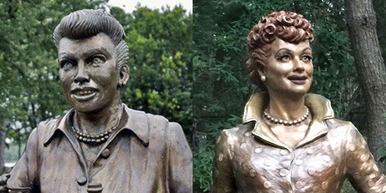 Say Goodbye To The Scary Lucy Statue