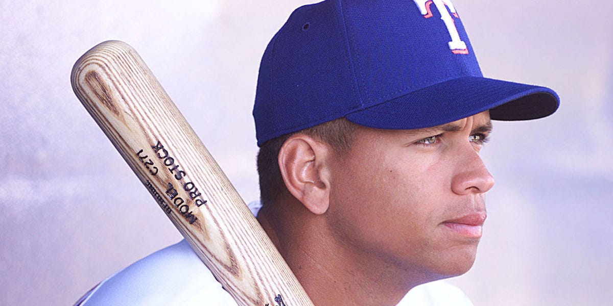 Open 2001 Starting Lineup Texas Rangers Alex Rodriguez