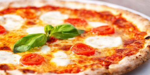 Food, Pizza, Cuisine, Ingredient, Baked goods, Dish, Recipe, Pizza cheese, Vegetable, Fast food, 
