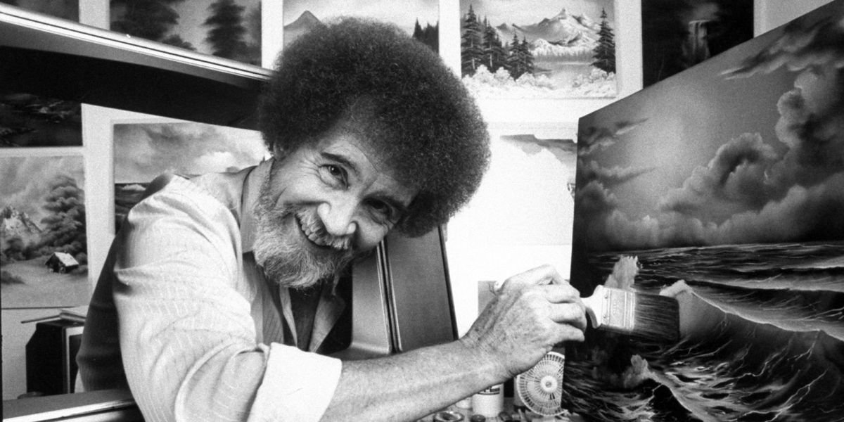 'Happy Little Trees' Painter Bob Ross Didn't Have Curly 