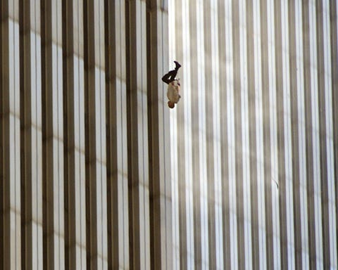 falling man 911 terrorism towers new york 