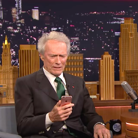 Clint Eastwood Refuses to Take a Selfie With Jimmy Fallon