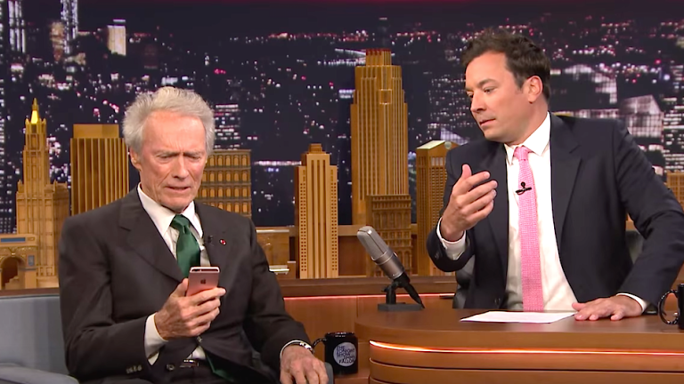 Clint Eastwood Refuses to Take a Selfie With Jimmy Fallon