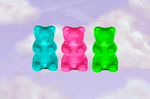 Green, Ice, Colorfulness, Red, Pink, Magenta, Gummi candy, Gummy bear, Aqua, Confectionery, 