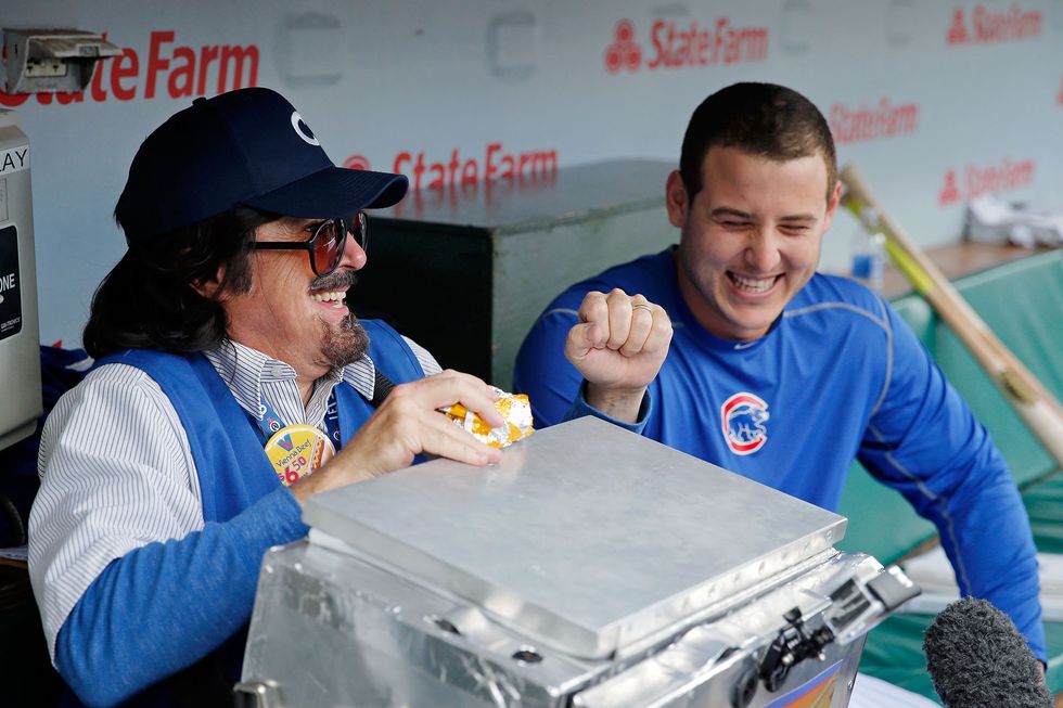 Stephen Colbert Undercover Sells Hot Dogs at Cubs Game