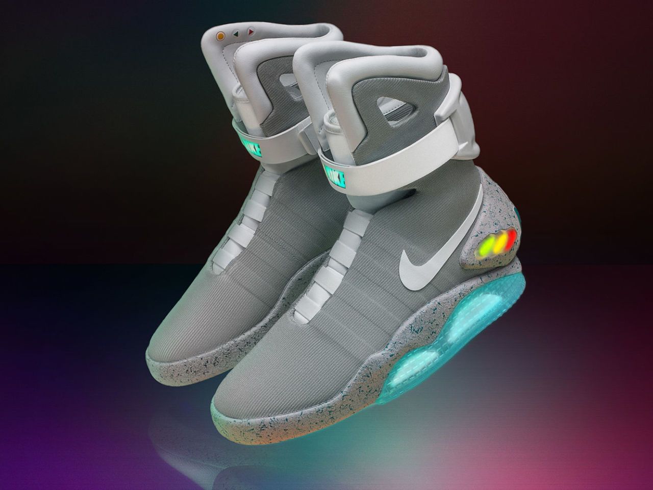 Nike mag shop glowing