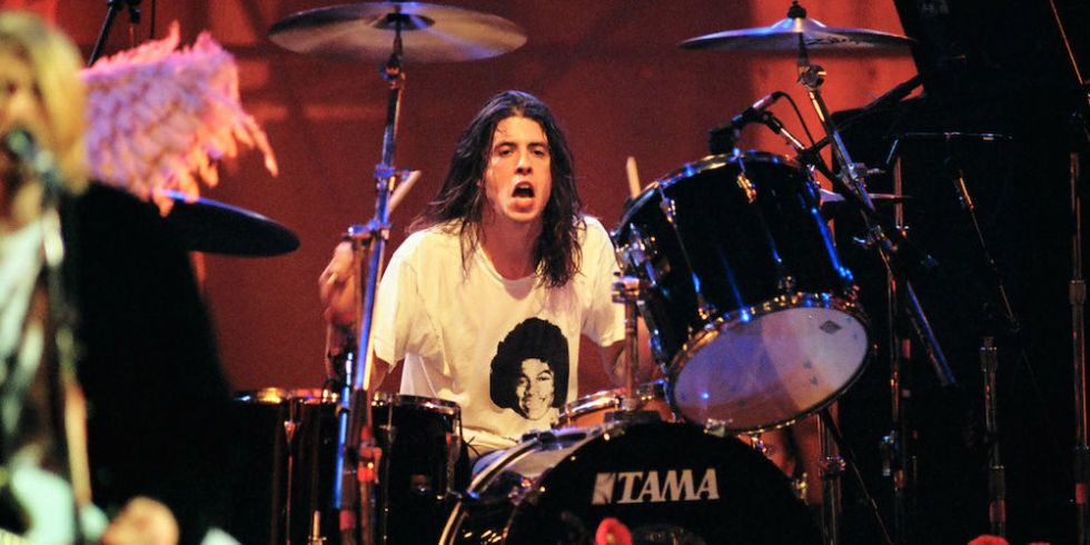 Dave Grohl First Nirvana Show Video Watch The Drummer