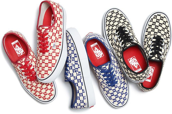 Vans deals supreme checkerboard