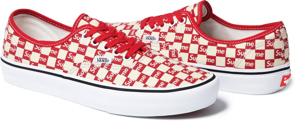 Supreme vans cheap low top