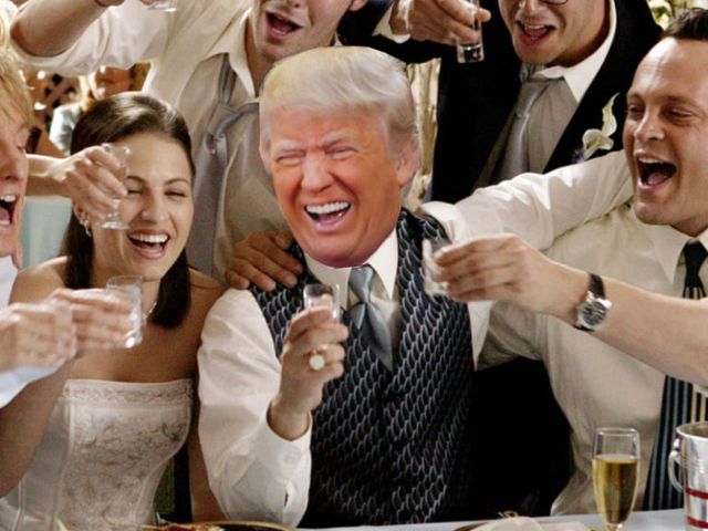 Donald Trump Crashed A Wedding