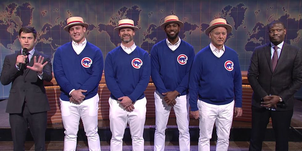 Bill Murray and the Cubs Made a Special World Series Appearance on SNL