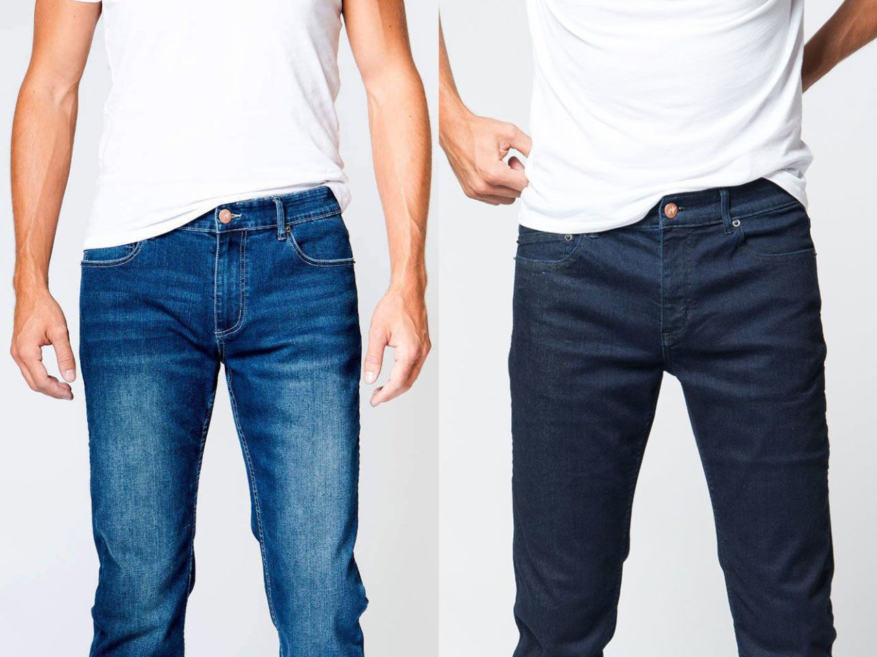 Relaxed Fit Dark Blue Premium Fabric Denim For Men - Peplos – Peplos Jeans