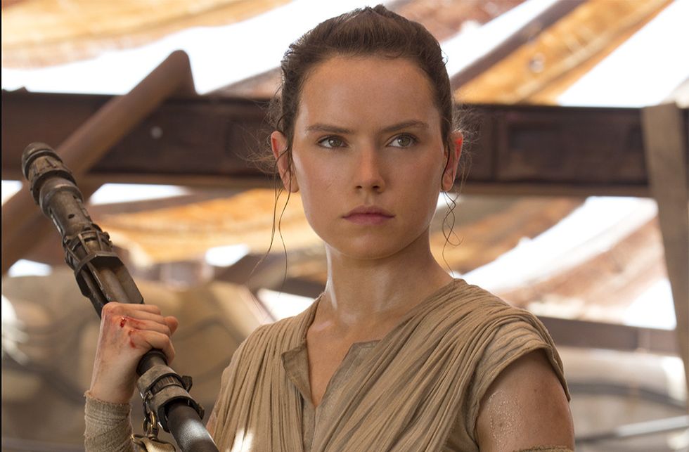 Daisy Ridley in Star Wars: The Force Awakens