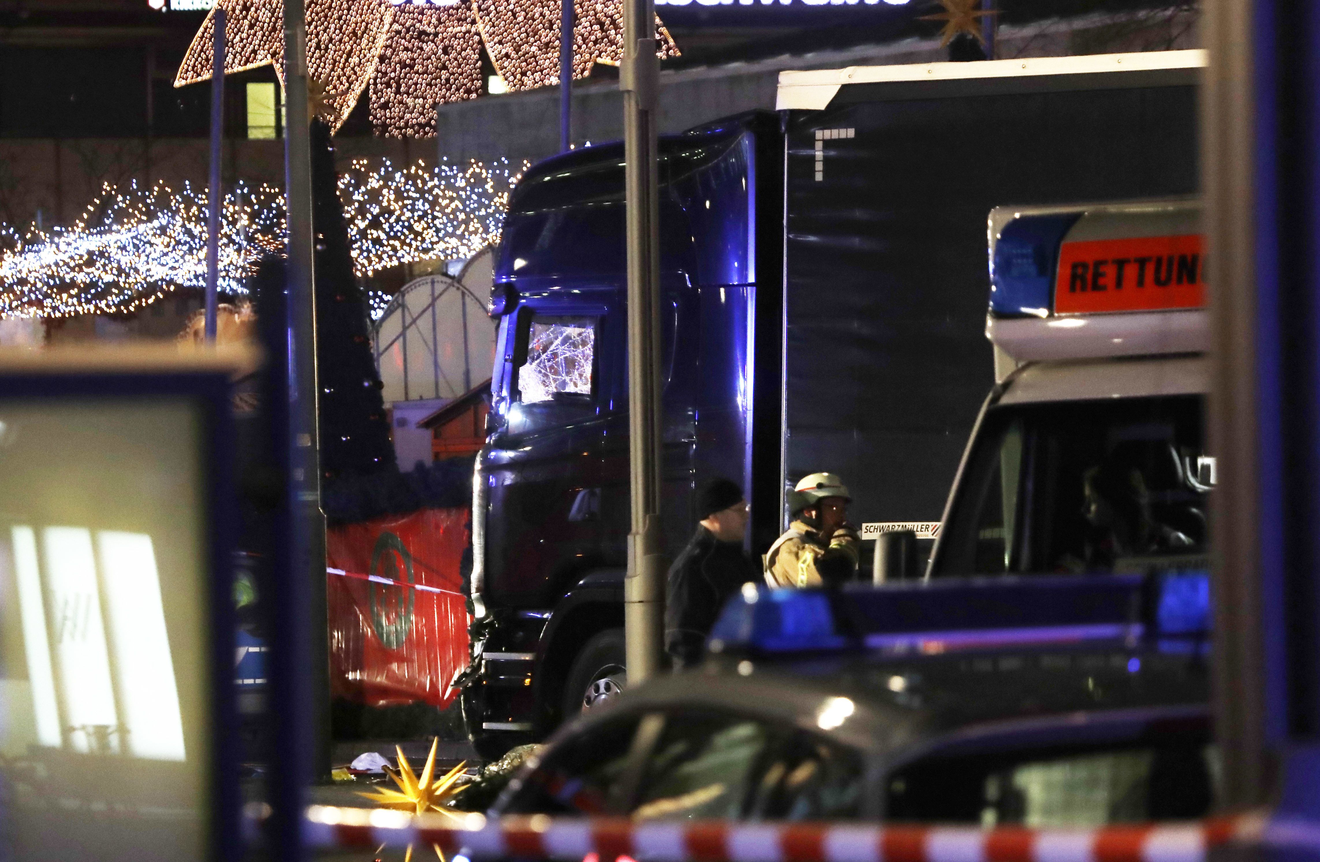 Truck Plows Through Berlin Christmas Market - At Least 12 People Are Dead