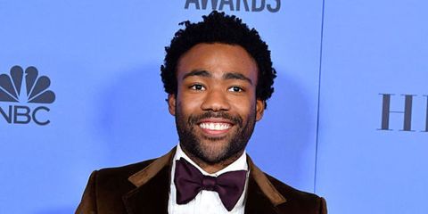 Donald Glover at the Golden Globes
