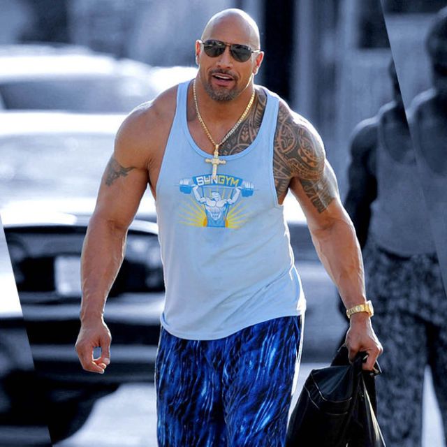 the rock pain and gain nike tank top