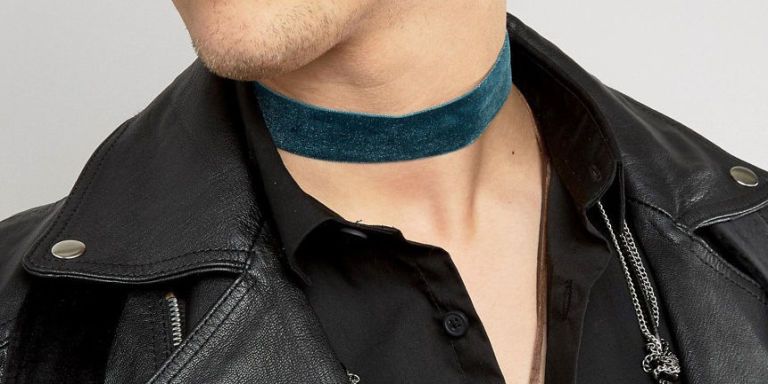 Male on sale choker necklace