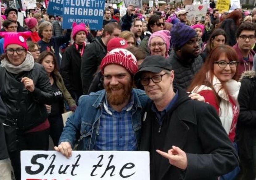 The Big Lebowski -- Steve Buscemi Posed at the Women's March