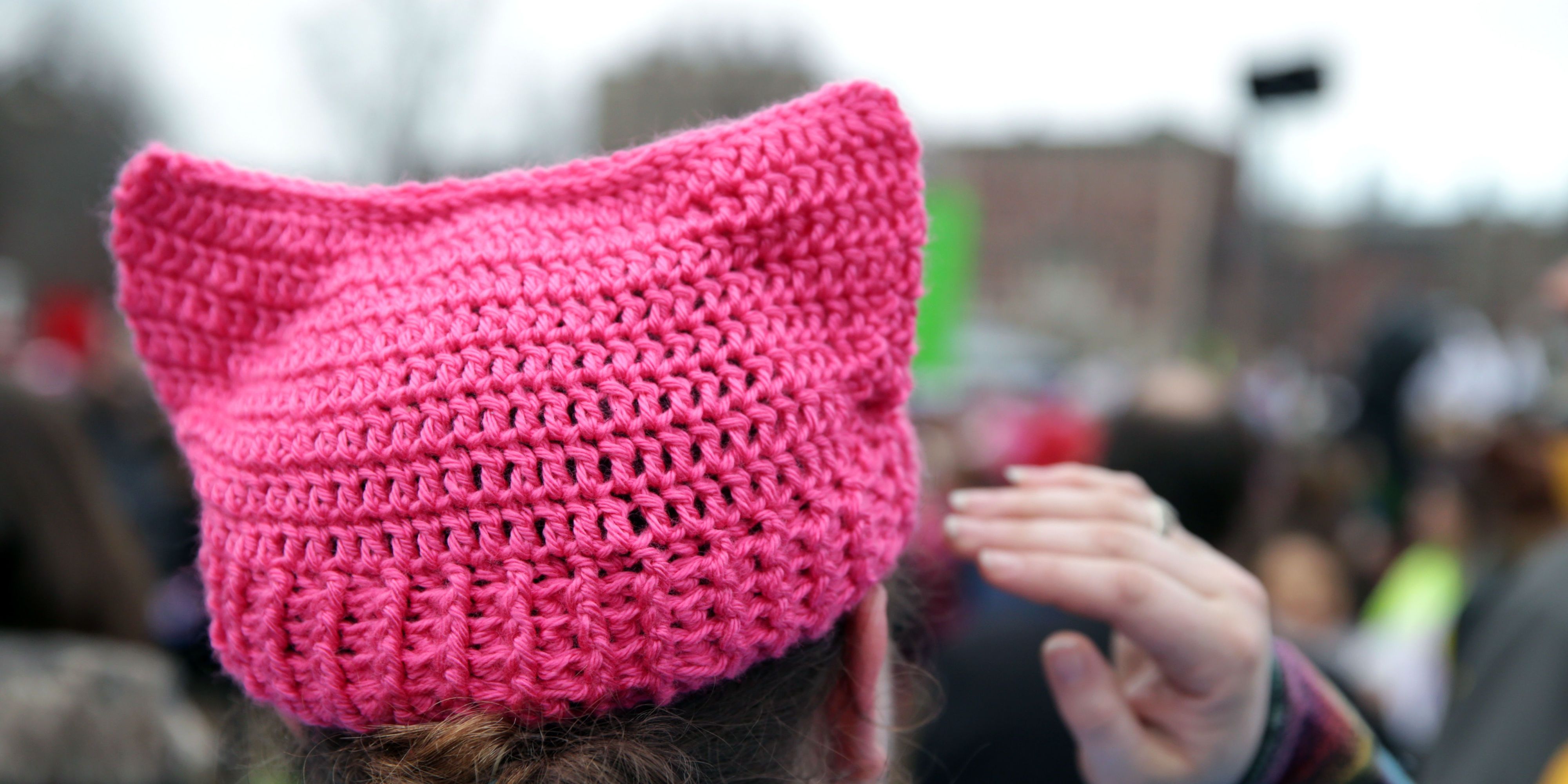 women's march beanie