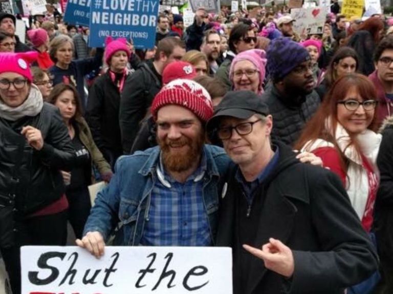 The Big Lebowski Steve Buscemi Posed at the Women s March