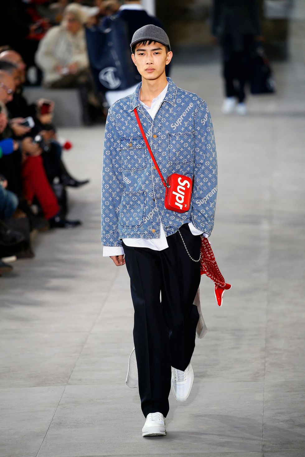 Louis Vuitton X Supreme hoodie, Men's Fashion, Coats, Jackets and