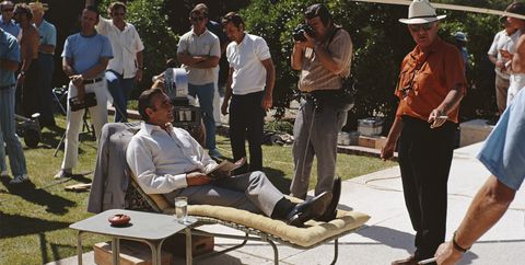 Sean Connery on Diamonds are forever set
