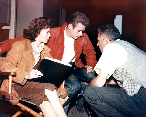 James Dean and 'that jacket' filming 'Rebel Without A Cause' 