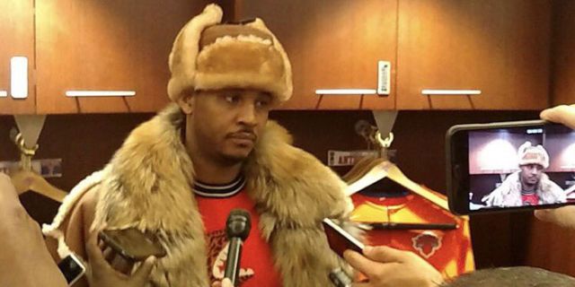 Carmelo Anthony's Postgame Fur Outfit Inspires Twitter Jokes