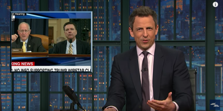 Seth Meyers On The Comey Hearing And Trumps Chaos
