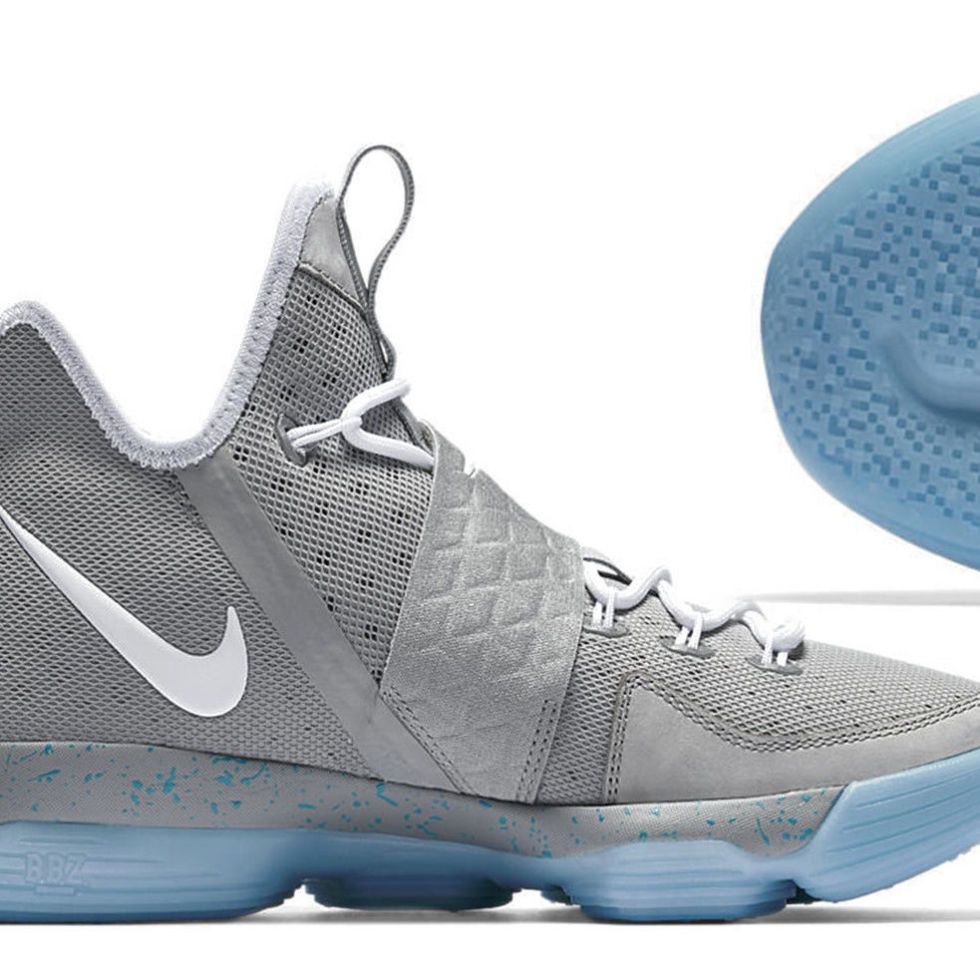 Gray and blue on sale lebrons