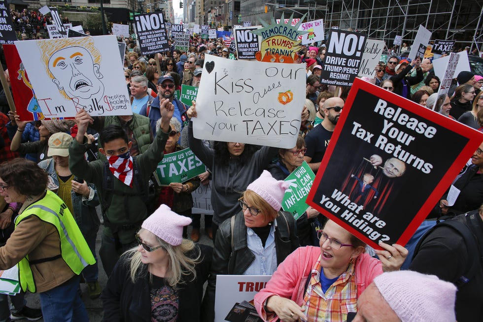 These Are the Best Signs from Tax Day Protests