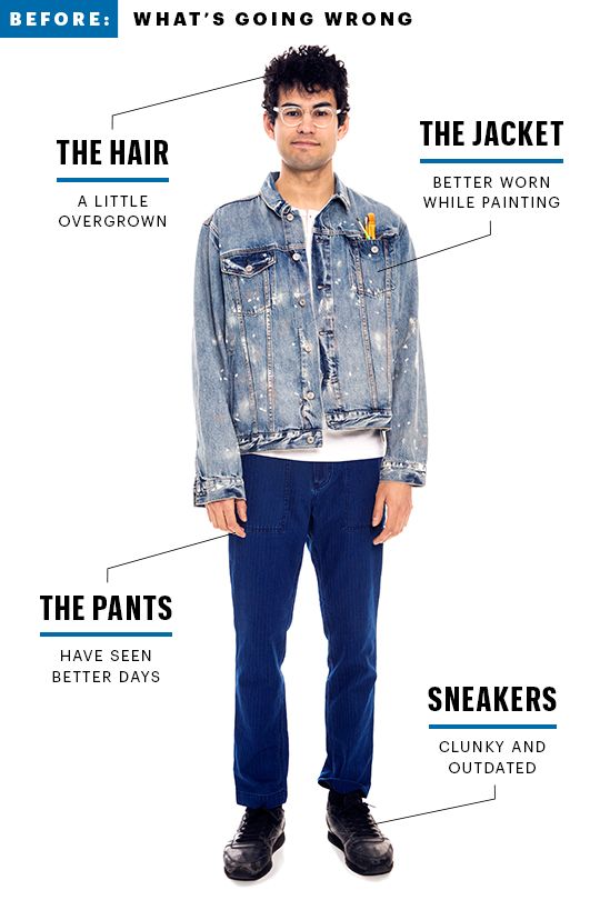 dress like an artist man