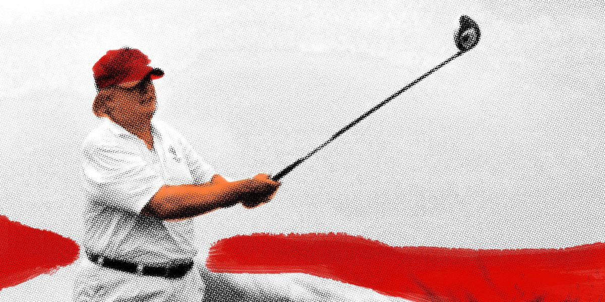 Trump Fondly Remembers the Fake Civil War Battle That Took Place on His Golf Course