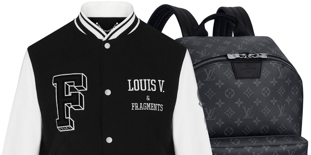 Louis Vuitton Leather Embroidered Varsity - Black
