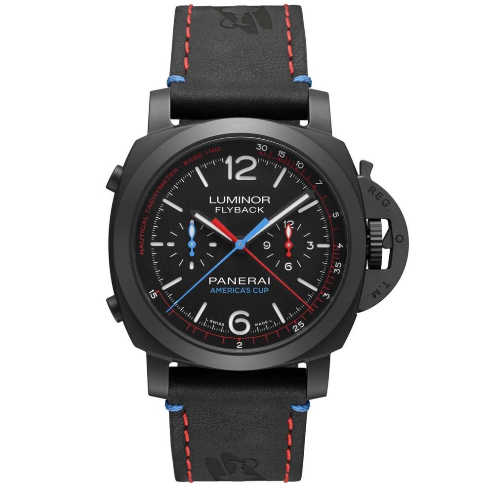 Product, Watch, Analog watch, Glass, Red, Watch accessory, Fashion accessory, Font, Technology, Orange, 