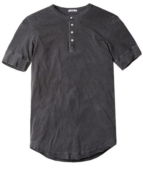 Clothing, Black, T-shirt, Sleeve, Product, Button, Top, Blouse, Shirt, Active shirt, 