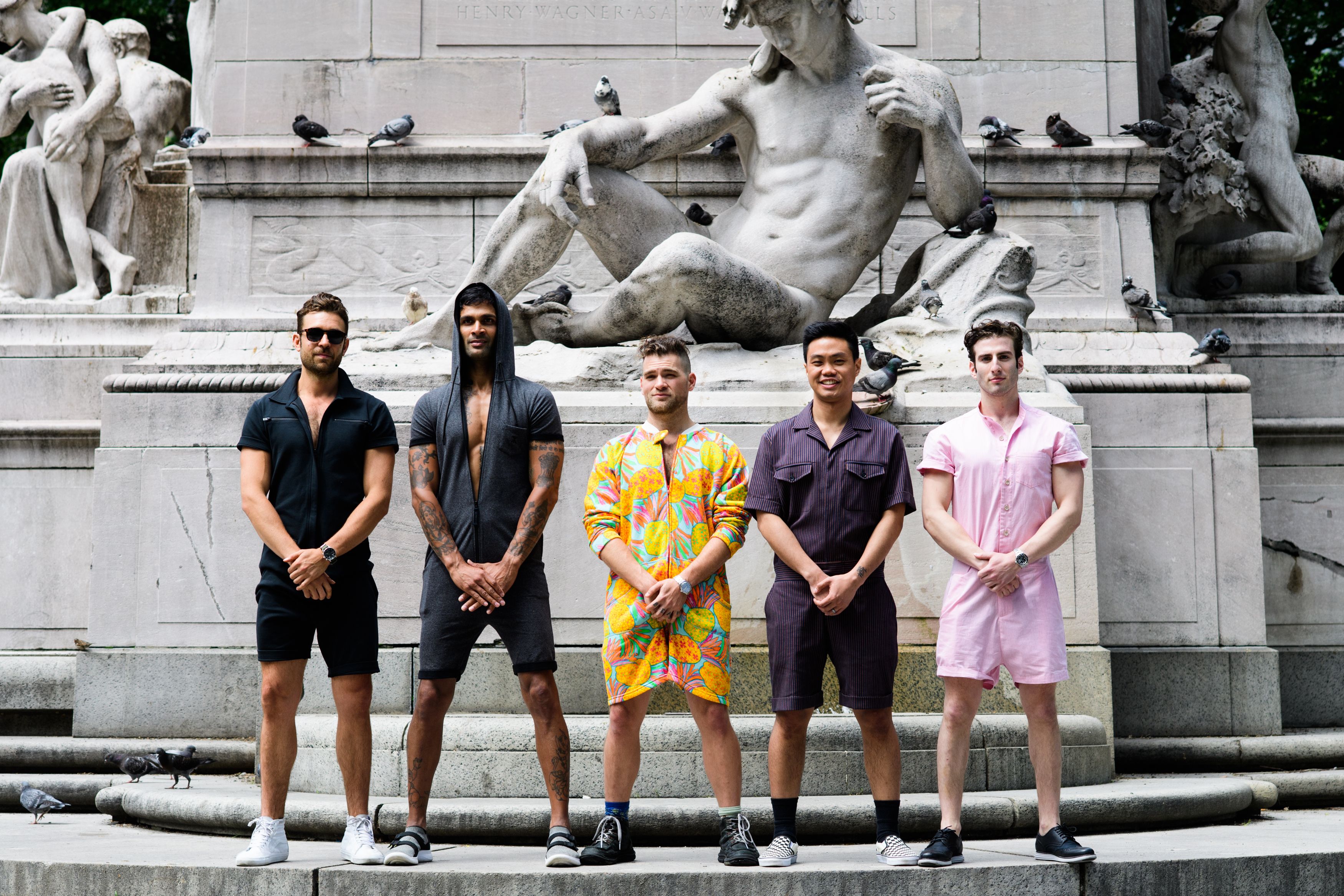 What a Male Romper Looks Like on Real Guys Five Real Men Wear a