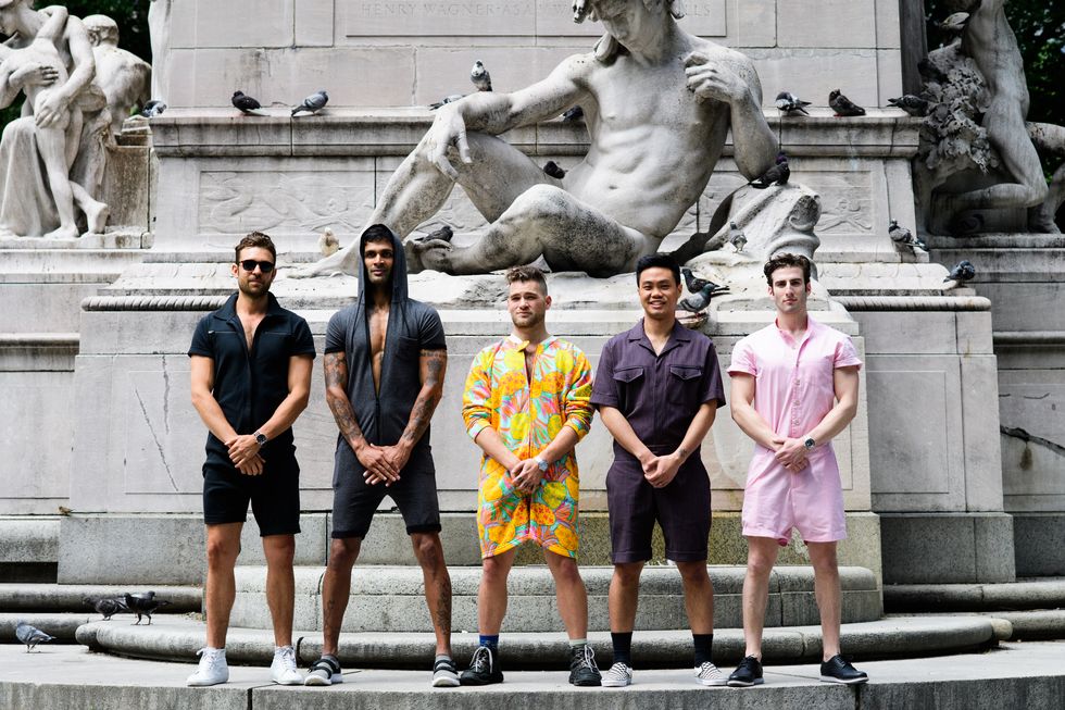 What a Male Romper Looks Like on Real Guys - Five Real Men Wear a Bro Romper