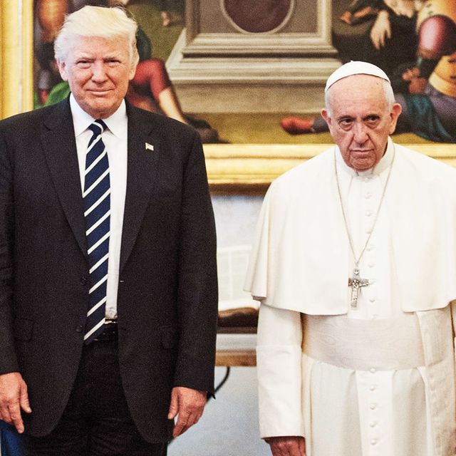 Pope Francis and Trump Photo Shows Pope Didn't Enjoy Meeting with the ...