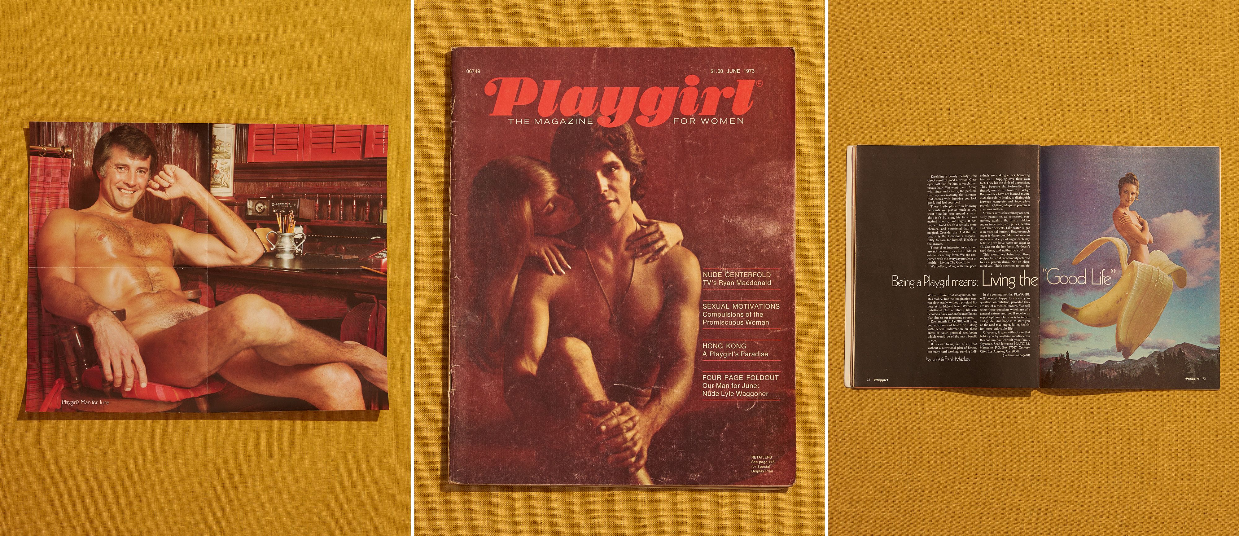 History of Playgirl Magazine photo picture