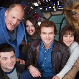 The cast of the Han Solo movie