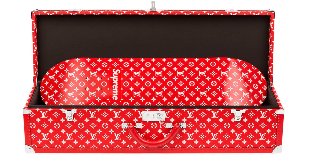 HOW TO DRAW LOUIS VUITTON X SUPREME ! (EXACT RED) 