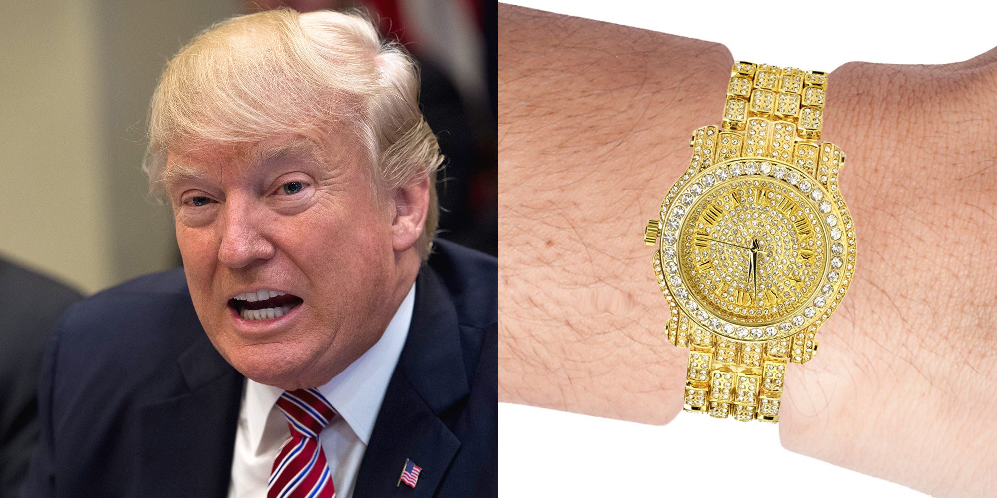 Donald Trump Is Wearing His Watch Way 