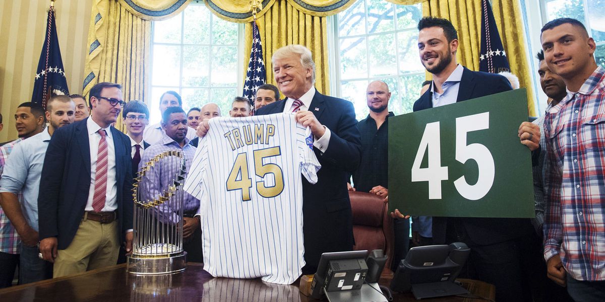 Cubs visit Trump, White House